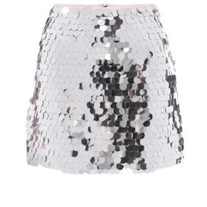 Le Superbe X Revolve Limelight Paillette skirt size 4